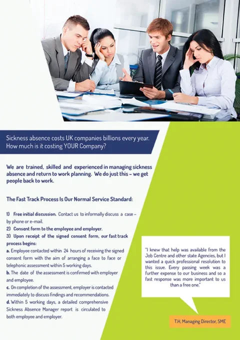 Corporate communication layout