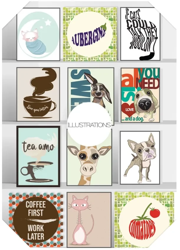 Rainbow Design Illustrations portfolio preview