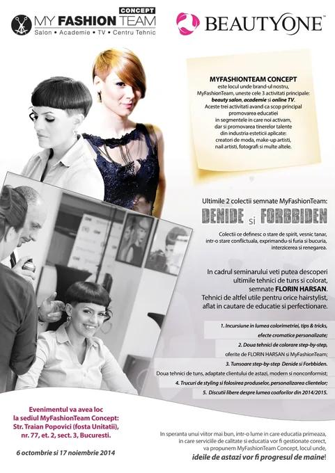 My Fashion Team — seminar poster