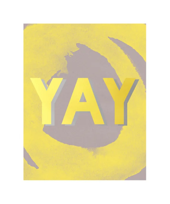 Yellow poster — Yay